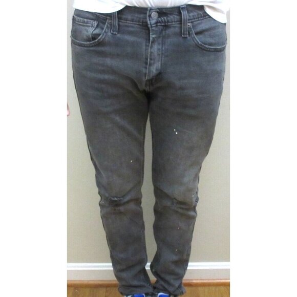 Levi's Men's 510 Skinny Stretch Distressed Jeans Gray Flex Fit NWT All Sizes - Picture 2 of 14